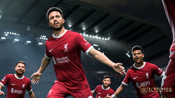 FIFA 24 có lối chơi mô phỏng thể thao chân thực với những trận đấu đẹp mắt