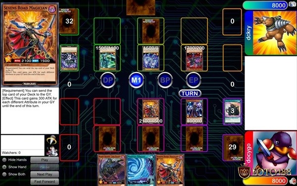 Yu-Gi-Oh! Duelingbook yêu cầu người chơi điều khiển thủ công