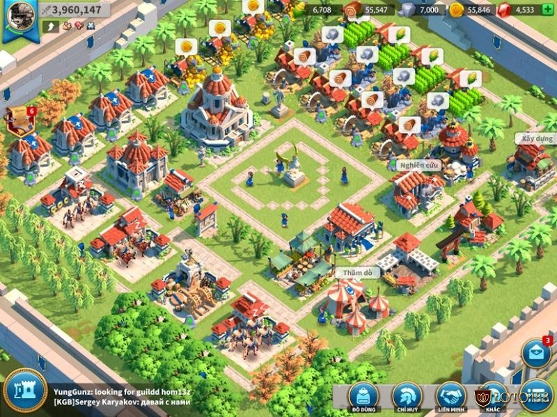 Nhiệm vụ chính của bạn trong game xoay quanh việc xây dựng và nâng cấp cho đế chế của mình ngày càng hùng mạnh hơn