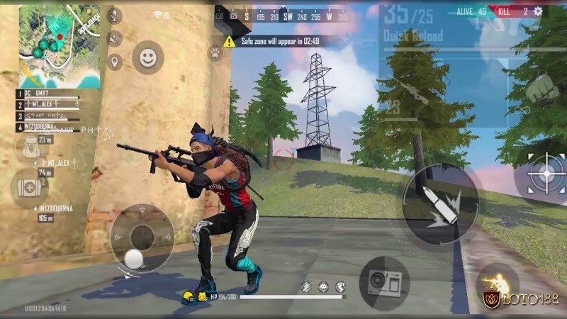Rèn kỹ năng sinh tồn linh hoạt trong chế độ solo, duo và squad đầy cam go