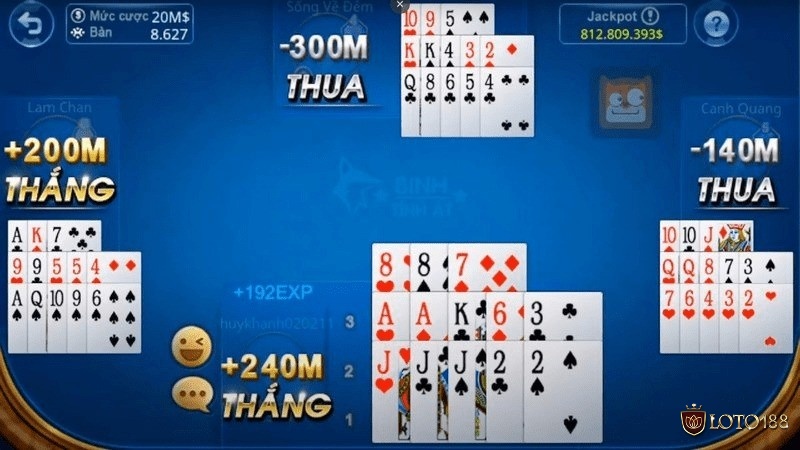 So sánh độ lớn từng chi để xác định thắng thua trong bài mậu binh