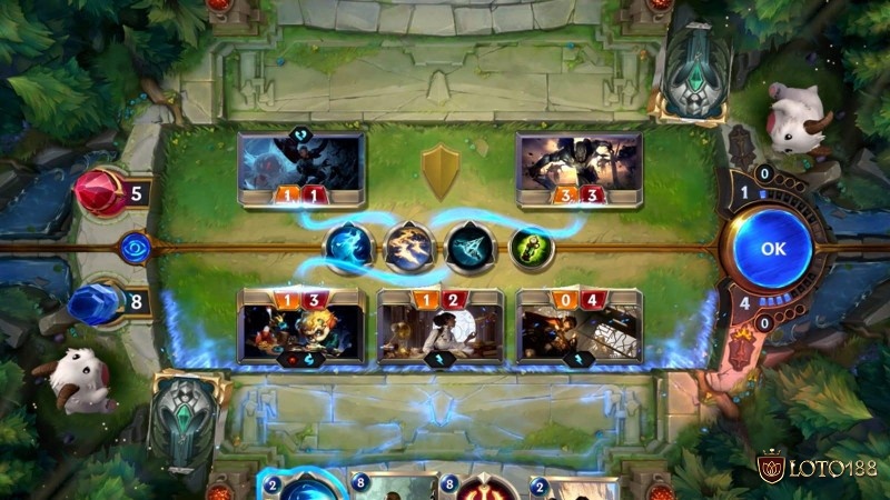 Game thẻ bài chiến thuật từ vũ trụ Liên Minh Huyền Thoại, nơi mỗi lá bài là một nước cờ