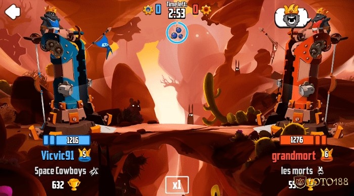 Kéo thả bắn. Badland Brawl mang đến chiến thuật kiểu mới dựa trên vật lý cực kỳ vui mắt