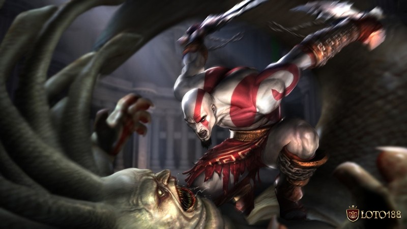 God of War ii chứng minh sức mạnh hình ảnh đỉnh cao của PS2 qua từng chuyển động và hiệu ứng ấn tượng.