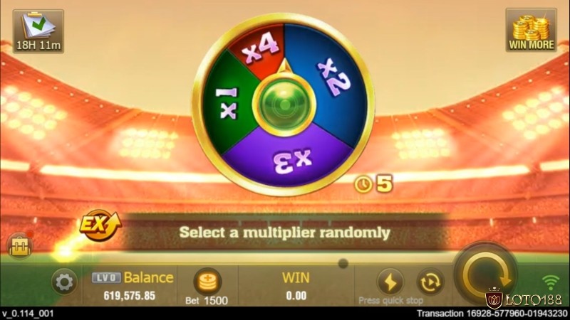 Vòng chơi bonus trong game giúp bạn có cơ hội nhận thêm nhiều phần thưởng giá trị và vô cùng hấp dẫn