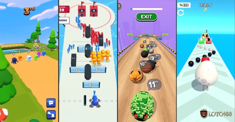 Game casual, arcade đơn giản nhưng gây nghiện cho mọi lứa tuổi.
