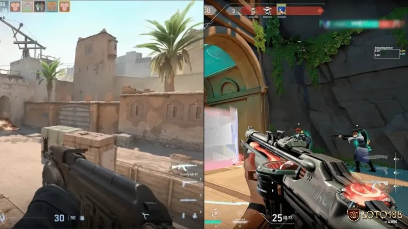 CS2 và Valorant nổi bật với lối chơi chiến thuật, cộng đồng esports phát triển mạnh mẽ.