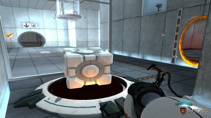 Portal – game giải đố FPS nổi tiếng với cơ chế cổng dịch chuyển độc đáo.
