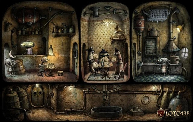 Machinarium – game phiêu lưu giải đố point-and-click vẽ tay đầy cuốn hút.