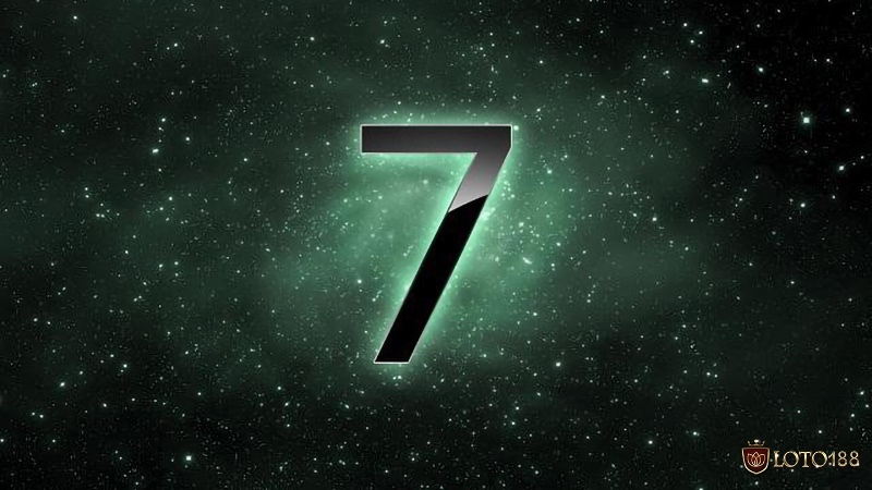 Số 7 mang ý nghĩa thiêng liêng, gắn với sự may mắn, tâm linh và huyền bí trong văn hóa Việt.