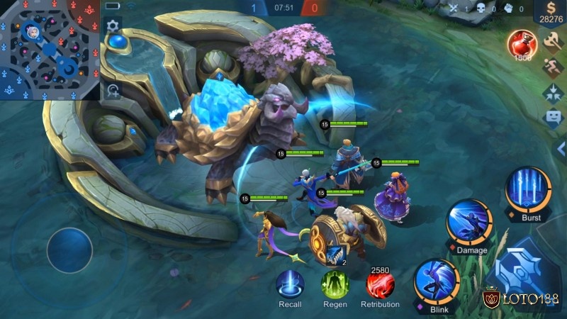 Mobile Legends nổi bật với nhịp độ nhanh, đồ họa mượt và tinh thần đồng đội cao