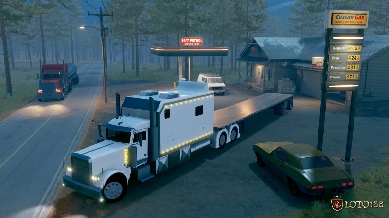 Heavy Truck Simulator tái hiện chính xác công việc của tài xế đường dài, mang đến trải nghiệm lái xe đầy thử thách
