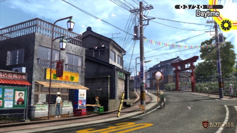 Khung cảnh Inaba trong game Persona 4 Golden gợi lên bầu không khí yên bình xen lẫn sự bí ẩn của câu chuyện.