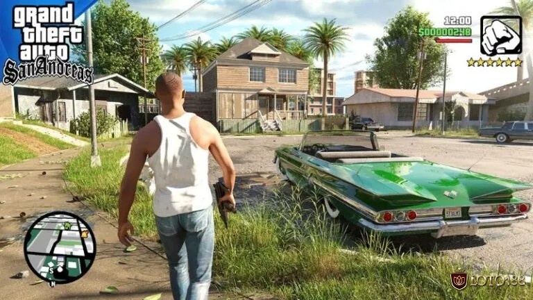 GTA San Andreas cho bạn tự do quậy phá trong thành phố tội phạm rộng lớn