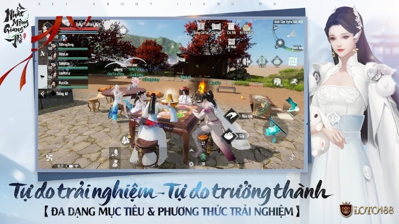 Nhất Mộng Giang Hồ Mobile mang đến trải nghiệm tự do chu du khắp giang hồ
